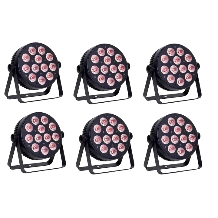 6 x Powered LED Up Lights Bundle