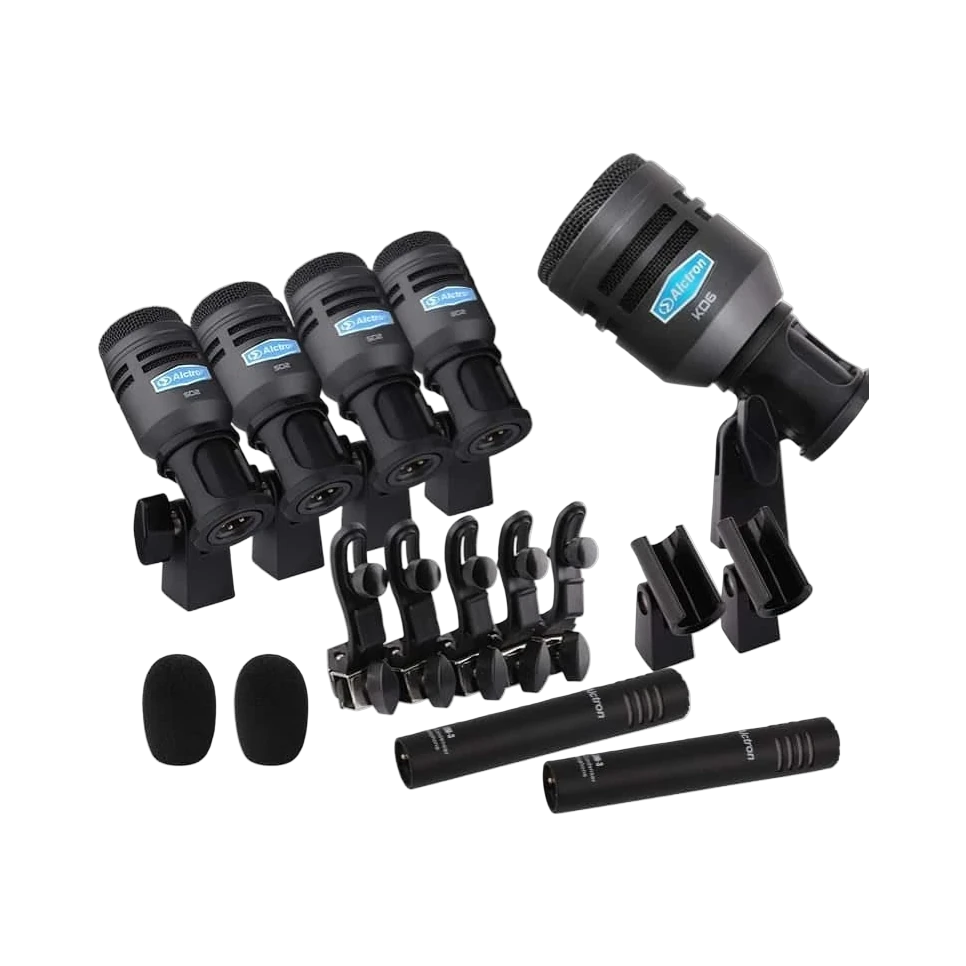 7-Piece Drum Mic Set for Superior Sound Quality