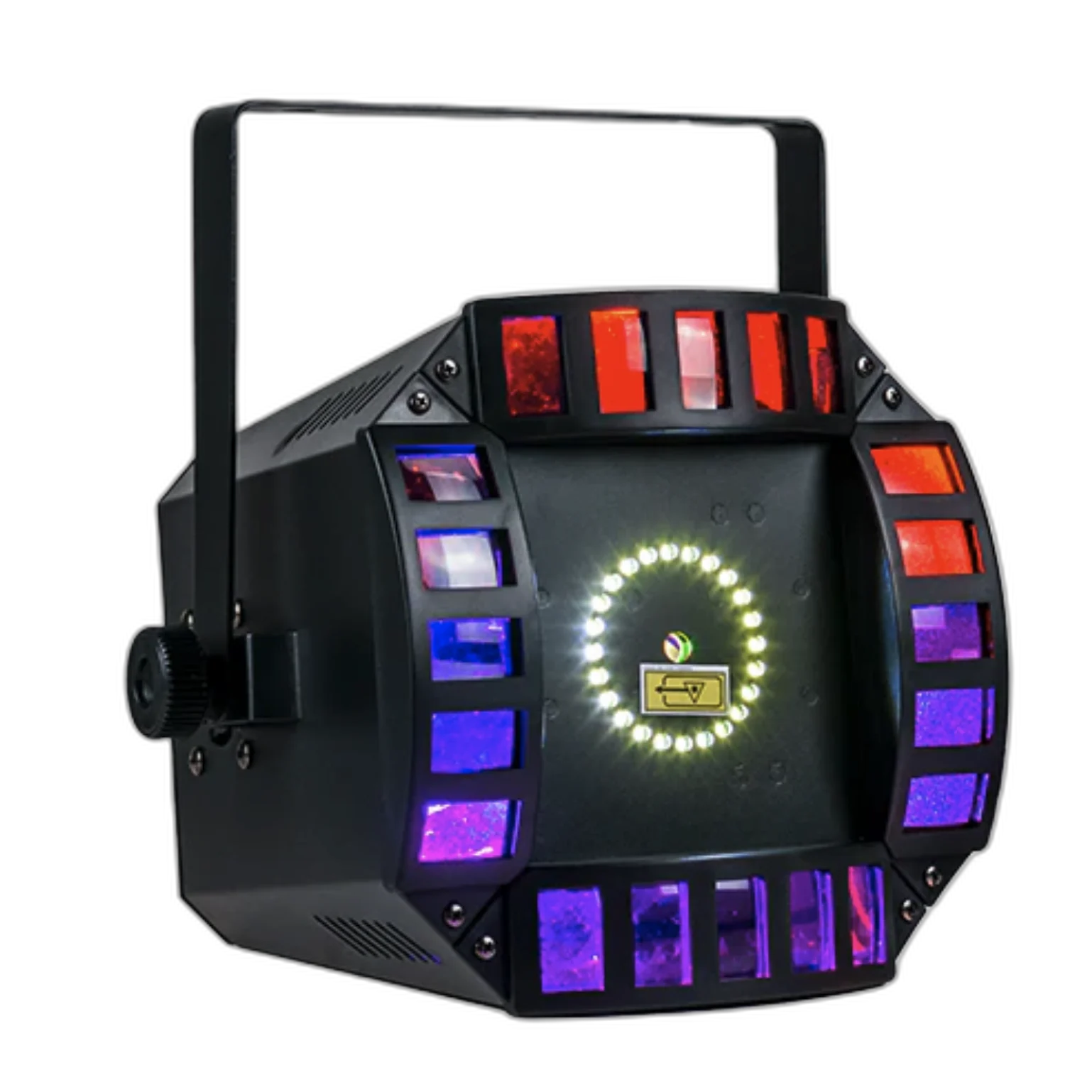 Orbit 2, 3-in-1 LED Effect Light with Derby, Strobe and Laser