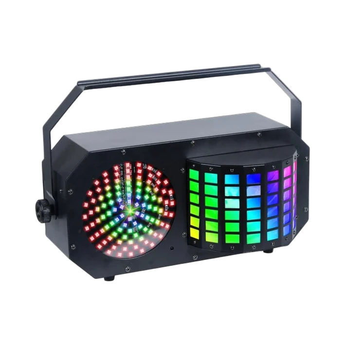 Derby 3, three in one Laser, strobe and LED party light