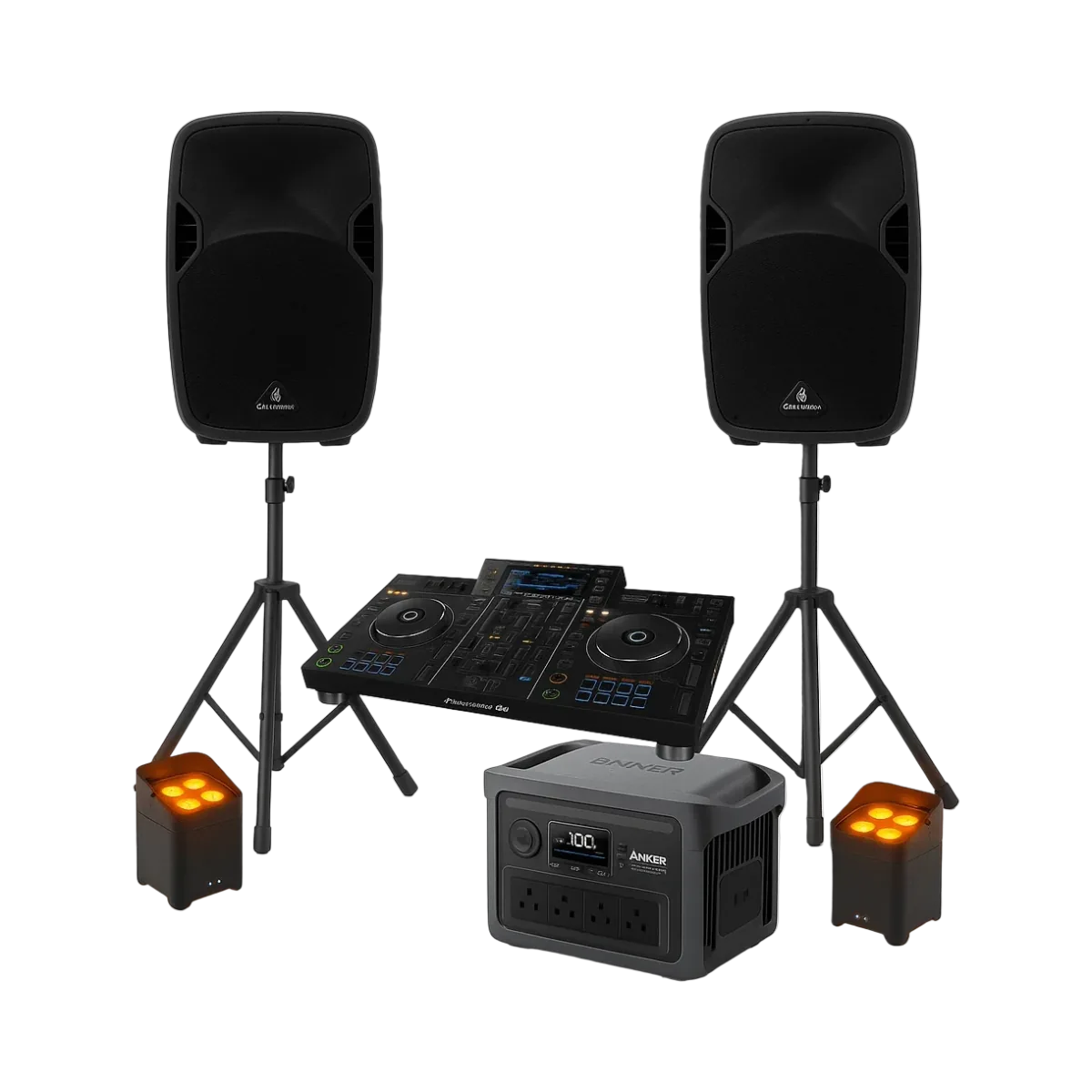 Power station and Powered Speaker DJ package
