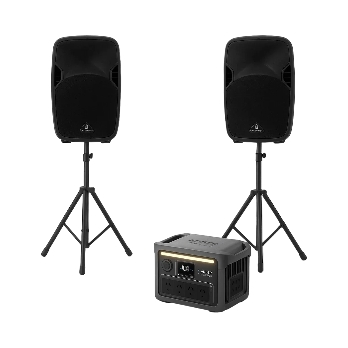 Power station and Powered Speaker package